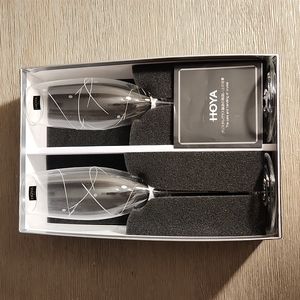 Brand New 🥂 Hoya pair of champagne flutes